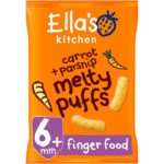 Ella's Kitchen Carrot & Parsnip Melty Puffs 20G
