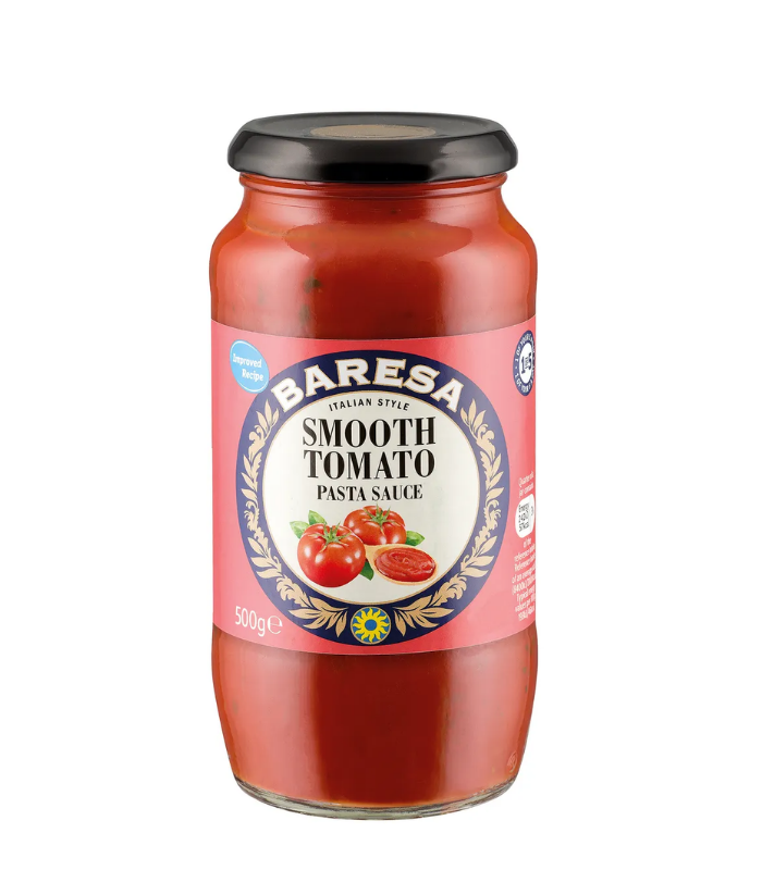 Image resizer 70080020 Baresa Smooth Tomato Pasta Sauce 500g - Image 1