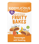 Kiddylicious Peach & Banana Fruity Bakes 6 x 22g (132g)