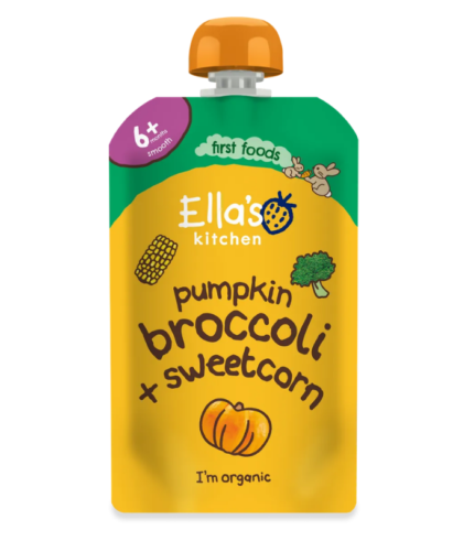 Ella's Kitchen Pumpkin Broccoli Sweetcorn 120g