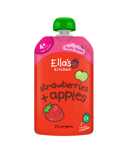 Ella's Kitchen Strawberries Apple Puree Pouch 120g