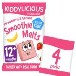 Kiddylicious Strawberry & Banana smoothie Melts 24g