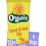 Organix Carrot & Herb Stix Toddler 10M+ 4 x 15g