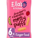 Ella's Kitchen Strawberry Banana Melty Puffs 20g