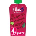 Ella's Kitchen Strawberry, Rhubarb, Apple Pouch 120g