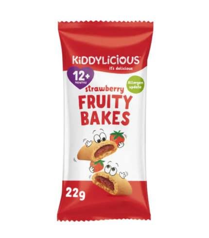 Kiddylicious Strawberry Fruity Bakes 22g