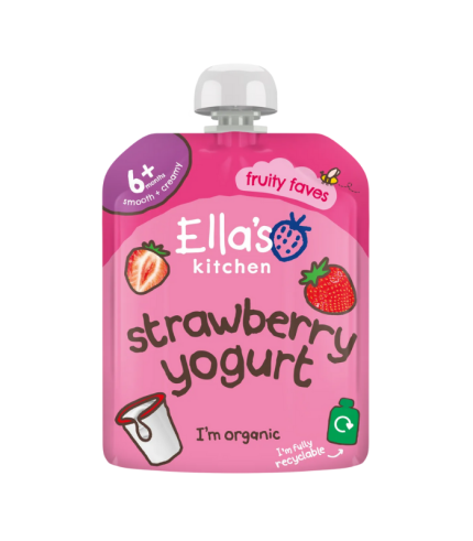 Ella's Kitchen Strawberry Organic Yoghurt Pouch 90g