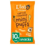 Ella's Kitchen Carrot + Parsnip Mini Puffs 4 x 8g