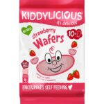 Kiddylicious Strawberry Wafers 40g From 6 Months