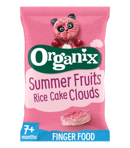 Organix Summer Fruits Rice Cake Clouds 40G