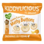 Kiddylicious Banana & Pumpkin Melty Buttons 6g