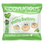 Kiddylicious Apple & Carrot Melty Buttons 6g