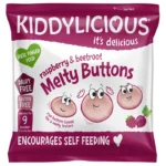 Kiddylicious Raspberry & Beetroot Melty Buttons 6g