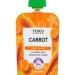 Tesco Organic Carrot Baby Pouch 6M+ 70G