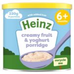 Heinz Creamy Fruit & yogurt Porridge 6 M+ 220g
