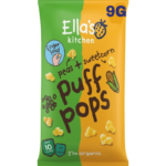 Ella's Kitchen  Peas + Sweetcorn Puff Pops 9g