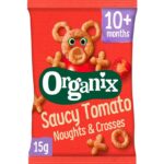 Organix Saucy Tomato Noughts & Crosses 10M+ 15g