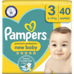 Pampers Premium Protection New Baby Size 3 40pcs (6-10Kg)