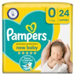 Pampers New Baby Size 0 24 Pcs Pack (<3Kg)