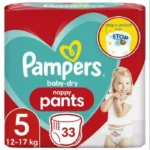 Pampers Baby Dry Nappy Pants Size 5 33 Pcs (12-17Kg)