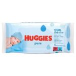 Huggies Pure Baby Wet Wipes 56 Pcs Pack