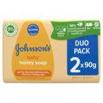 Johnson's Baby Honey Soap 90g x 2 (Duo Pack)
