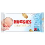 Huggies Extra Care Sensitive Baby Wet Wipes 56