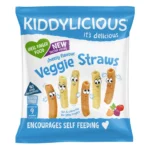 Kiddylicious Cheesy Veggie Straws 12G