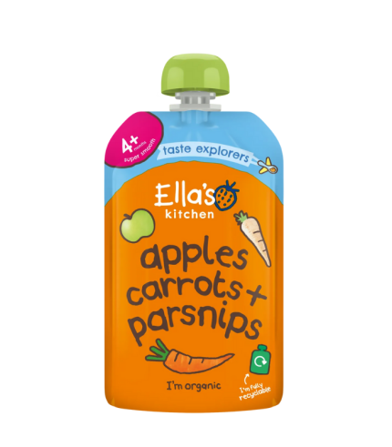 Ella's Kitchen Apples Carrots + Parsnips 120g