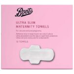 Boots Ultra Slim Maternity Towels 12 Pcs Pack