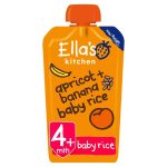 Ella's Kitchen Apricot & Banana Baby Rice Pouch 120g