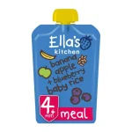 Ella's Kitchen Banana Apple Blueberry baby rice 120g