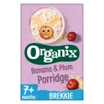 Organix Banana & Plum Baby Porridge 200g