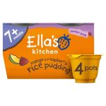 Ella's Kitchen Rice Pudding Mango + Raspberry Pots 320g