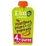 Ella's Kitchen Mangoes, Pears & Papayas Puree 120g