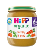 Hipp Organic Carrots & Peas 125g