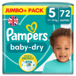 Pampers Baby Dry Size 5 72 Pcs Pack (11-16Kg)