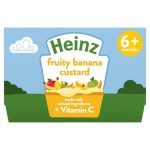 Heinz Fruity Banana Custard Pots 6m+400g