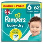 Pampers Baby Dry Size 6 62 Pcs Pack (13-18 Kg )