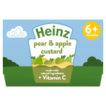 Heinz Pear & Apple Custard 6+ Months 400g