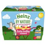 Heinz Fruity Medley Custard Pots 6m+400g