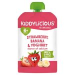 Kiddylicious Strawberry Banana & Yoghurt 100g