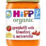 Hipp Organic Spaghetti with tomatoes & mozzarella190g