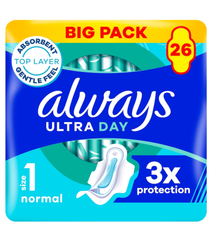 Always Ultra Normal Size 1 Sanitary Towels With Wings 26