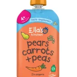 Ella's Kitchen Carrots Peas + Pears Baby Pouch 120g