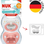 NUK Signature Soothers 0-6m