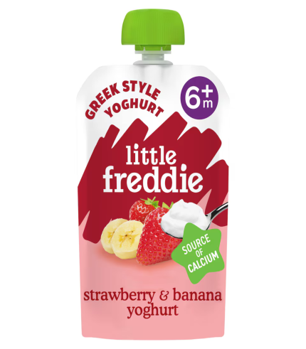 Little Freddie Strawberry & Banana Yoghurt 100g