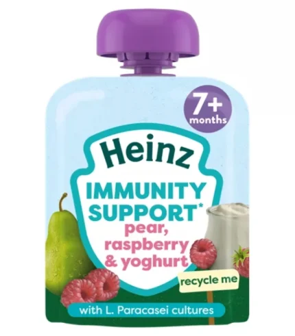 Heinz Immunity Support Baby Food Pear, Raspberry & Yoghurt 85g