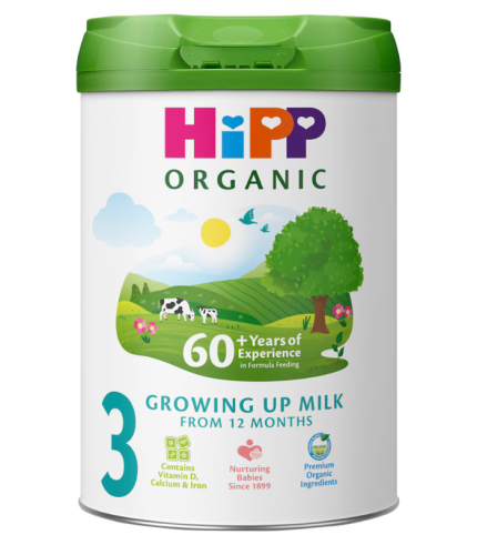Hipp Organic Stage 3 Growing Milk  1-2 Years 800g