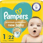 Pampers Premium Protection New Baby Size 1 22 Pack